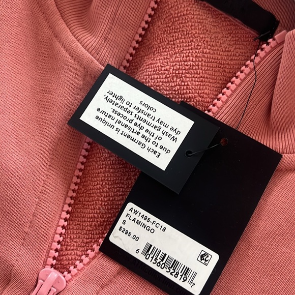 NWT $295 ATM Anthony Thomas Melillo French Terry Sweatshirt Size S M Half Zip - Picture 11 of 11